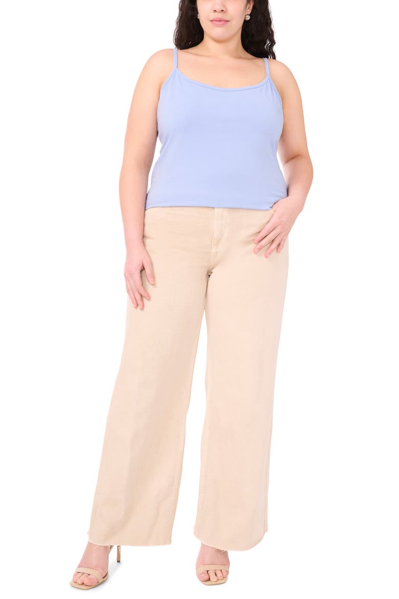 Absolute Stretch Cotton Camisole, Alternate, color, FOREVER BLUE