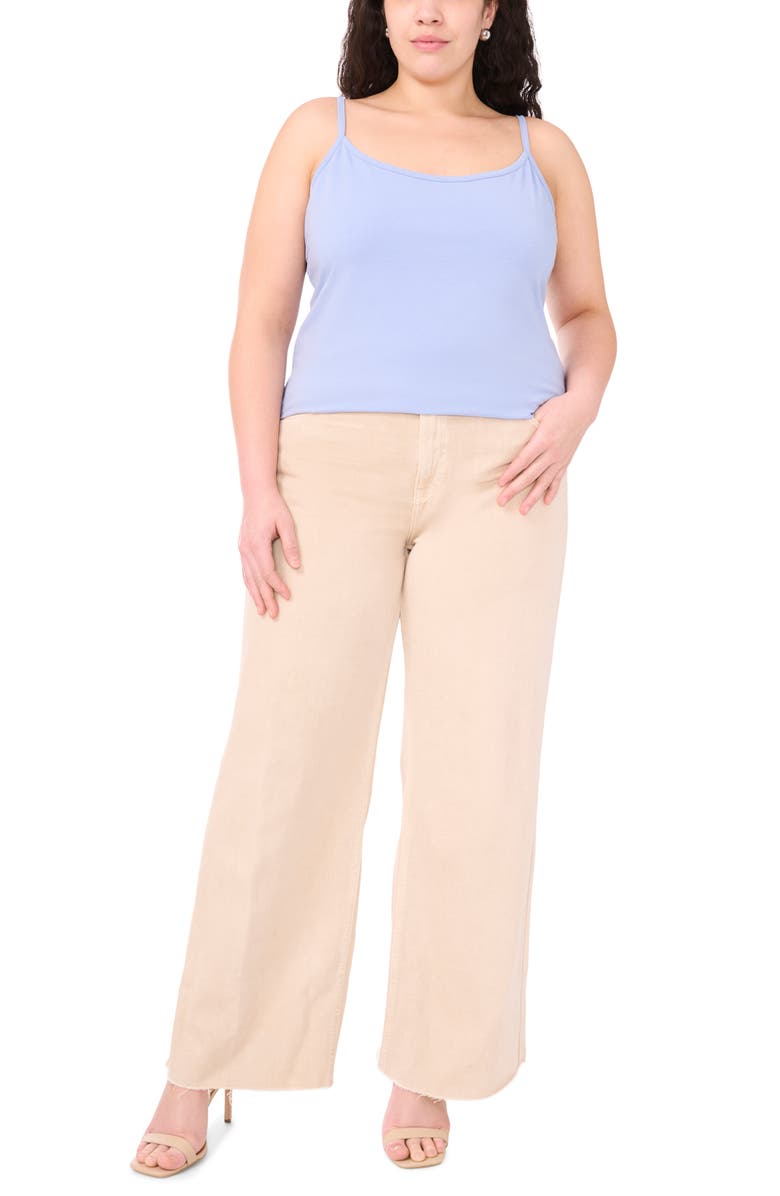 Halogen<sup>®</sup> Absolute Stretch Cotton Camisole, Alternate, color, Forever Blue