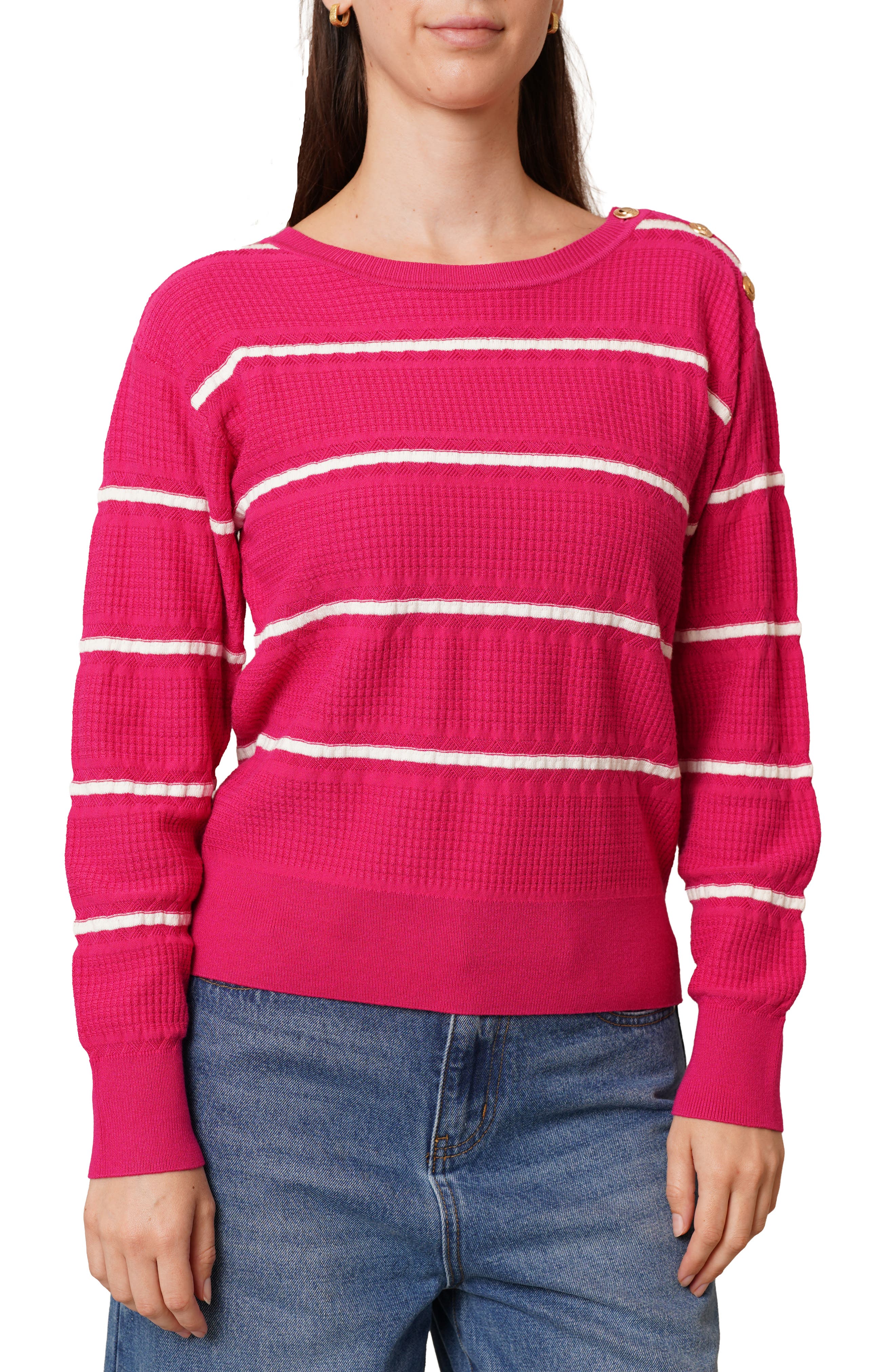Stripe Pullover Sweater - image 5