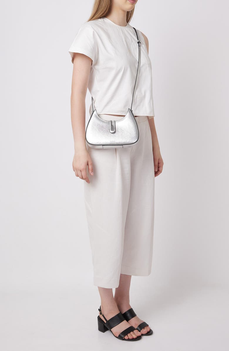 behno Mini Leena Metallic Leather Crossbody Bag, Alternate, color,