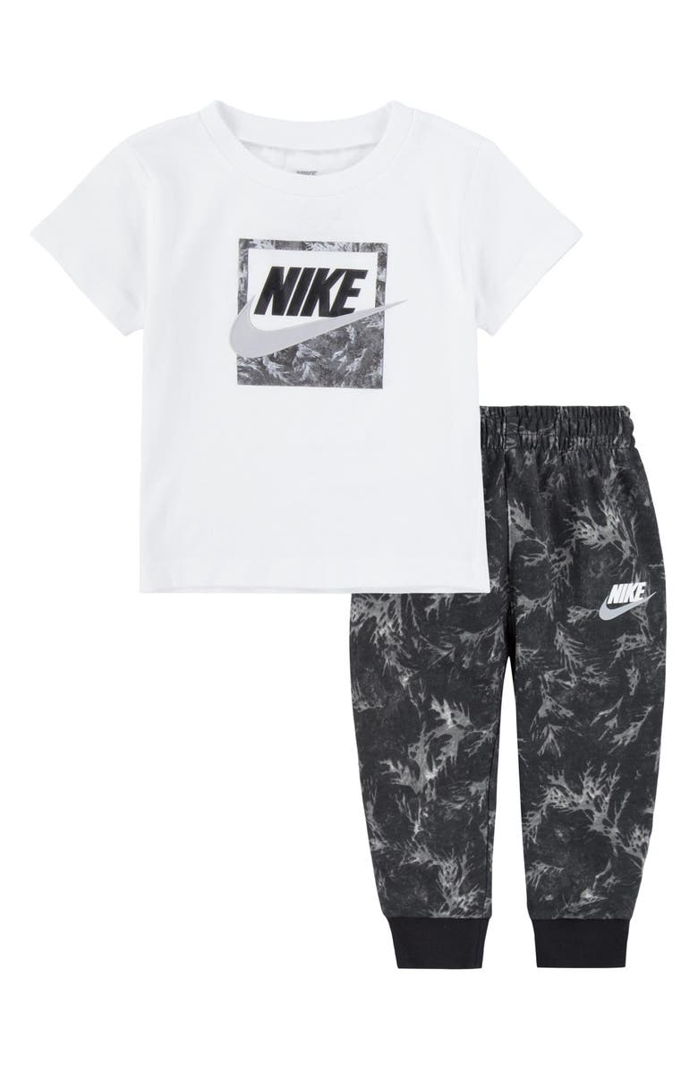 Nike Leaf Dye Graphic Tee & Joggers Set, Main, color,