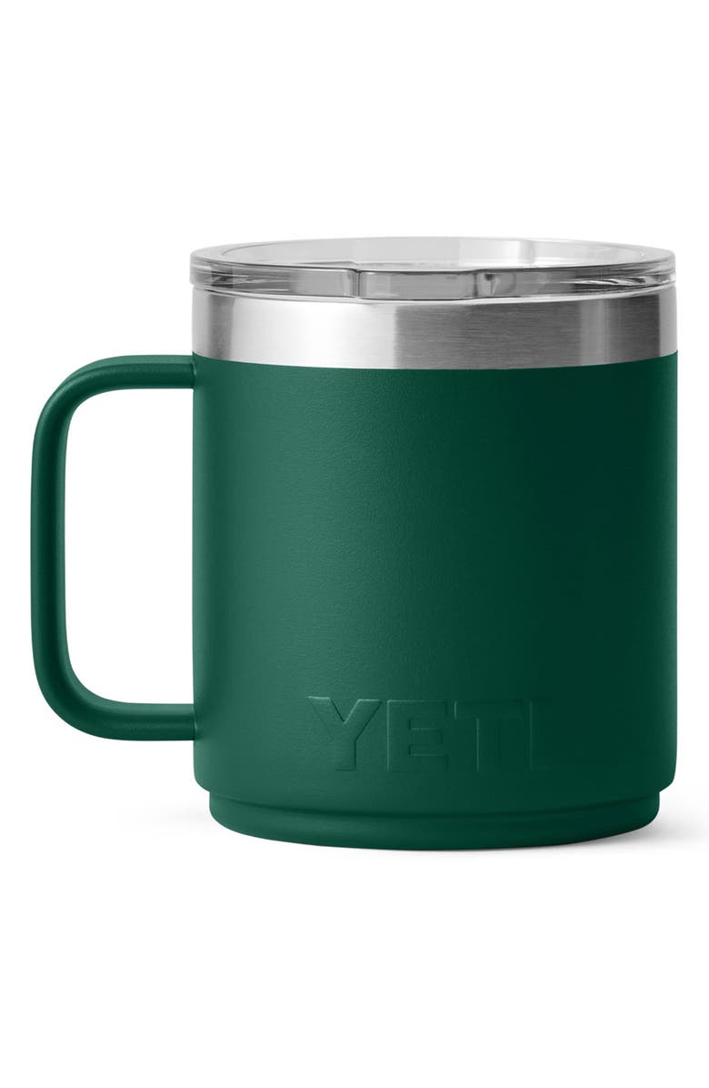YETI Rambler 10-Ounce Mug, Alternate, color, Black Forest Green