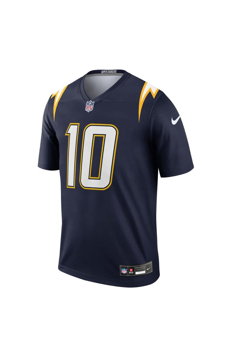 Nike Men's Nike Justin Herbert Navy Los Angeles Chargers Alternate Super Chargers Legend Player Performance Top, Alternate, color, Navy