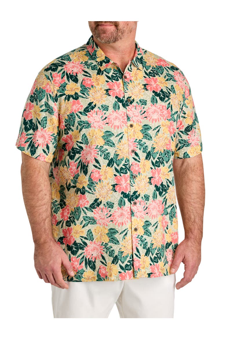 Big & Tall Floral Sport Shirt V2, Main, color, MULTI