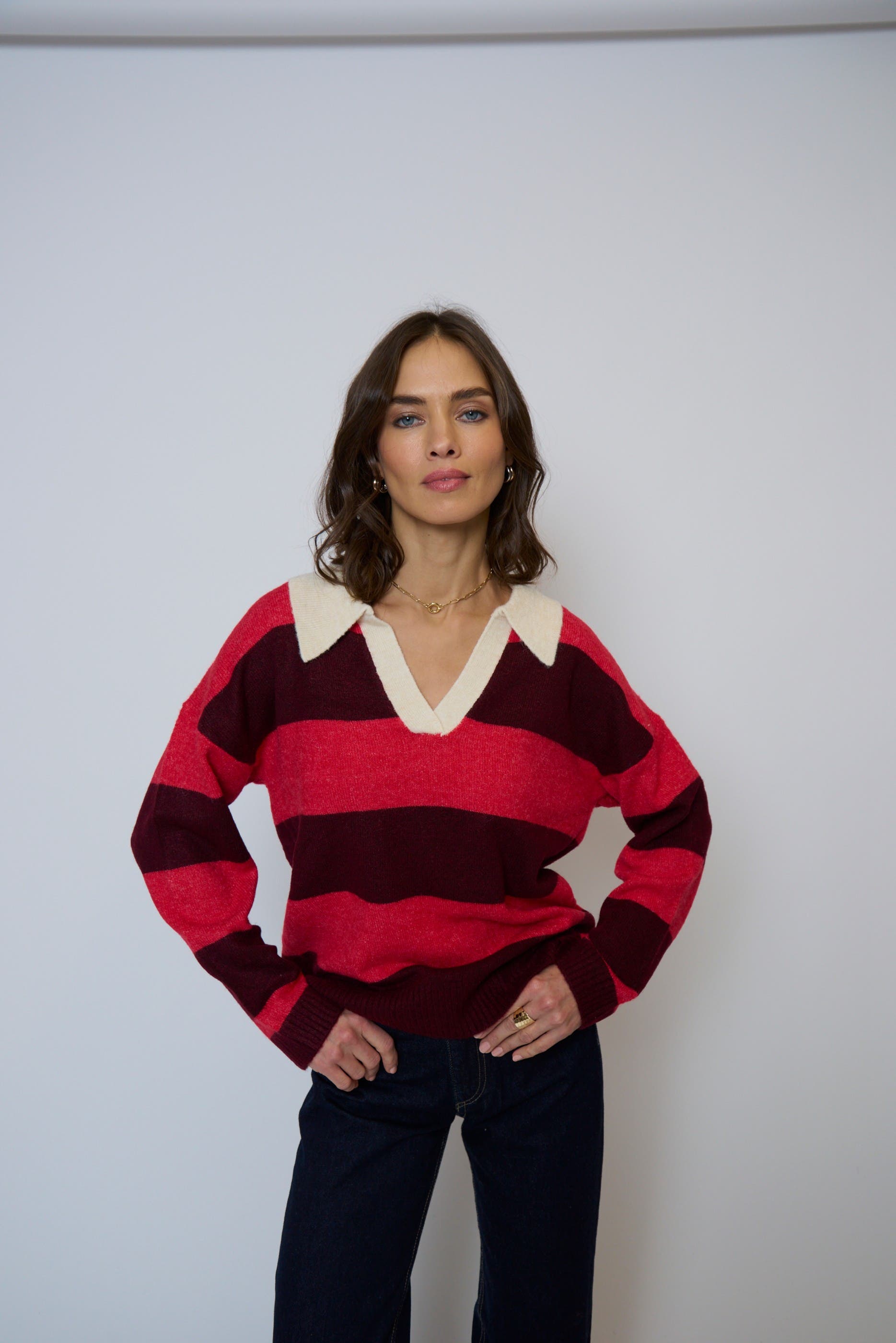 Marley Striped Rugby Sweater - image 3