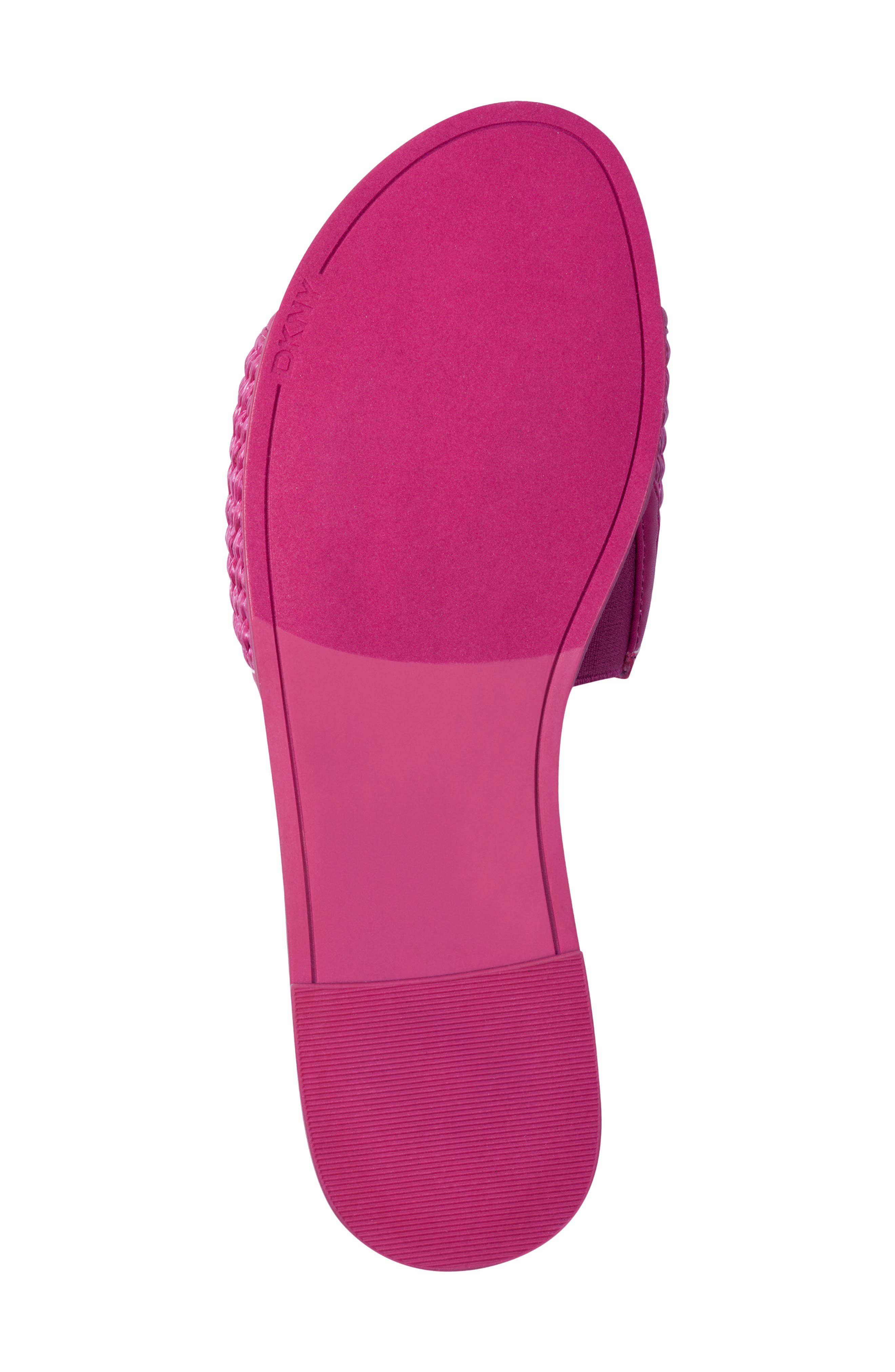 DKNY Winslet Slide Sandal - Wide Width, Alternate, color, Hot Pink