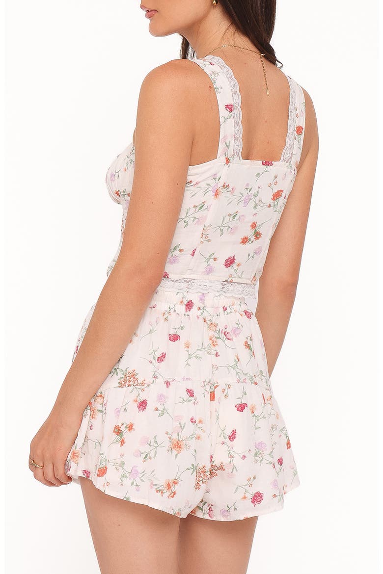 Antonia Floral Lace Trim Tank, Alternate, color, WHITE POPPY ROSE