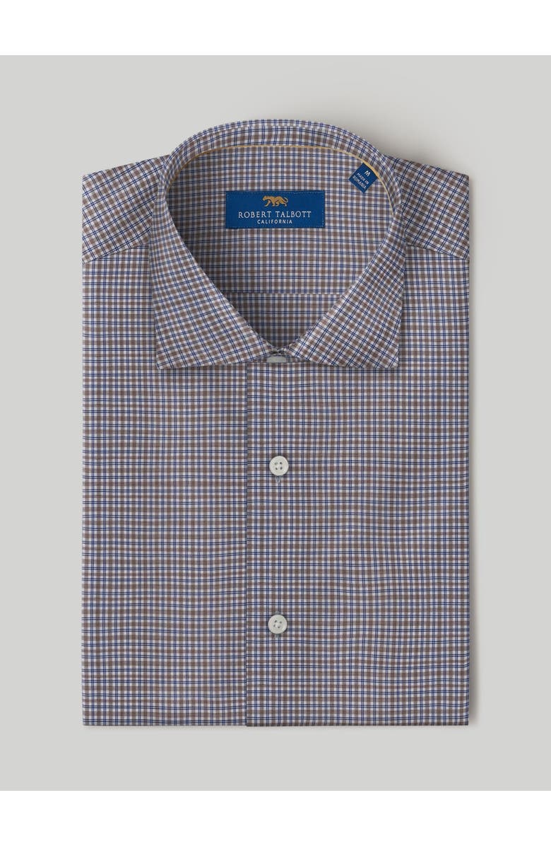 Robert Talbott Reynolds Fine Check Dress Shirt, Main, color, 
