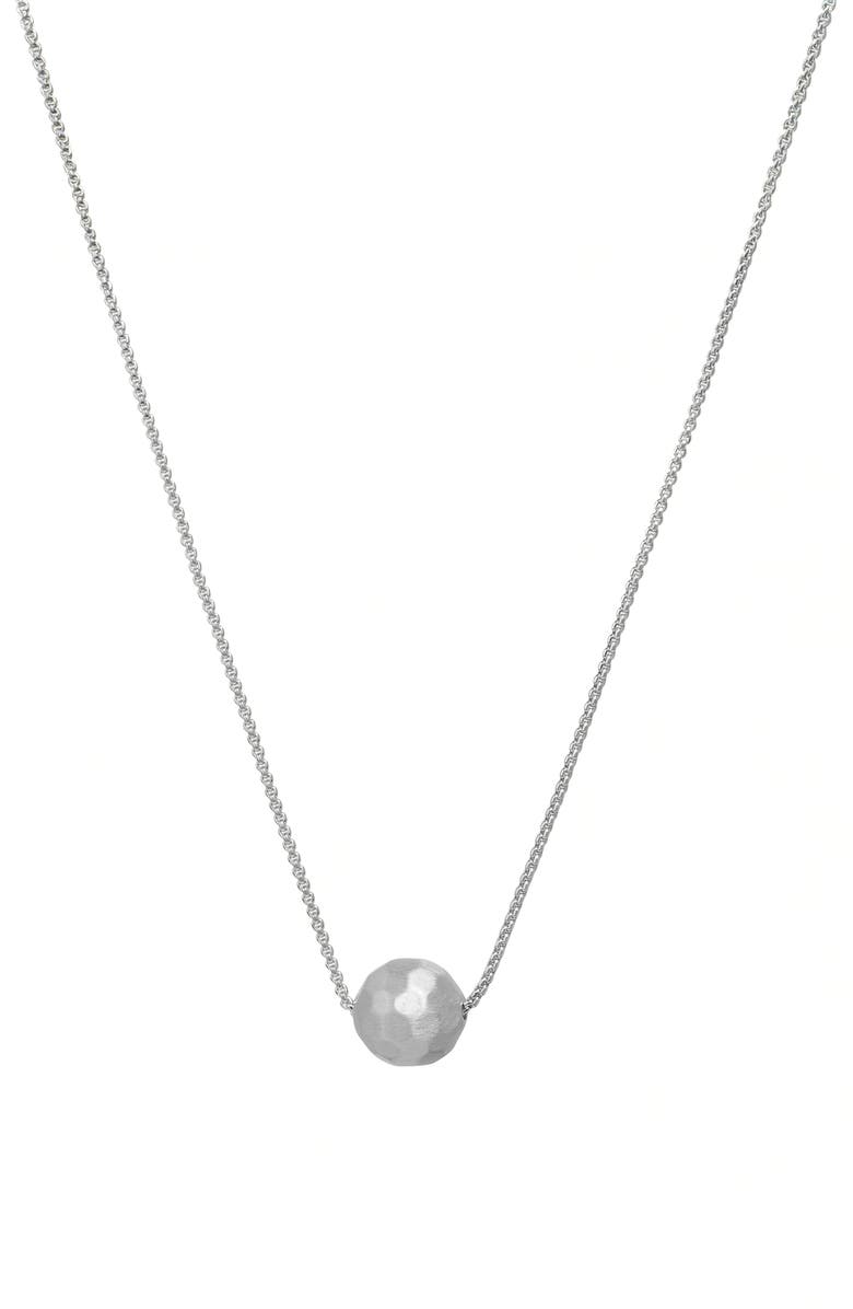 Dean Davidson Disco Mini Pendant Necklace, Main, color, Silver
