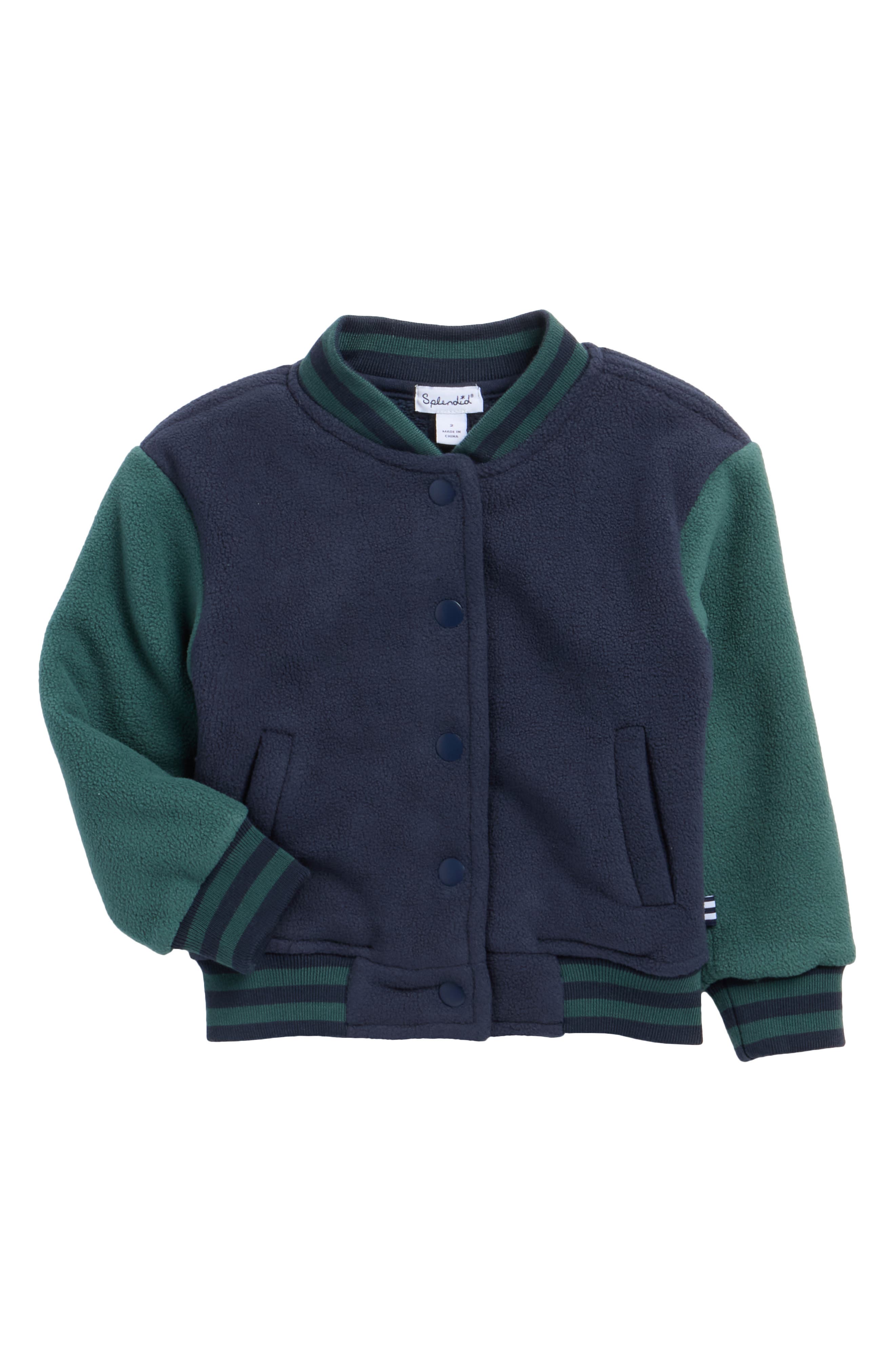 Kids' Polar Fleece Varsity Jacket