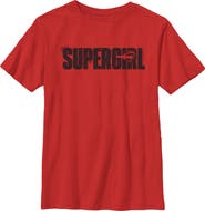 Supergirl Boys' New Spray Logo Graphic Short Sleeve T-Shirt