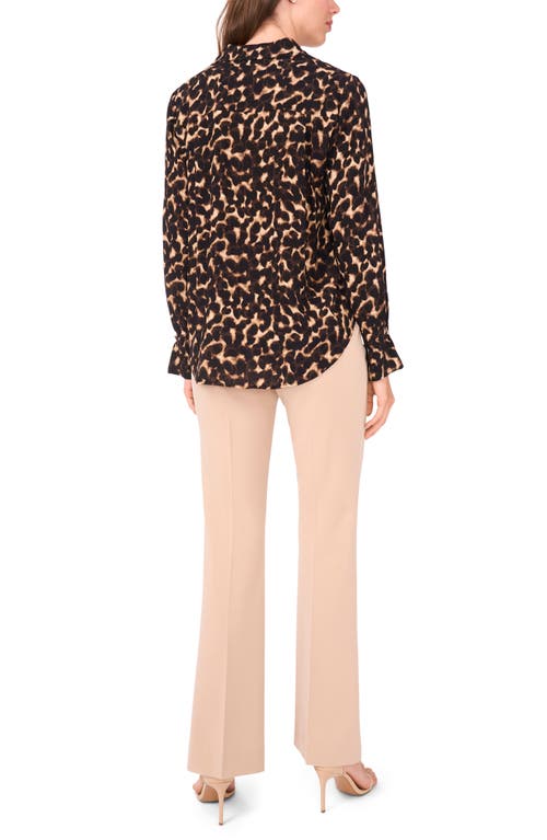 Halogenr Halogen(r) Print Crepe Shirt In Multi