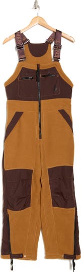 Hit the Slopes High Pile Fleece Snow Bibs