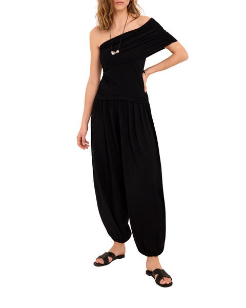 One Shoulder Draped Top