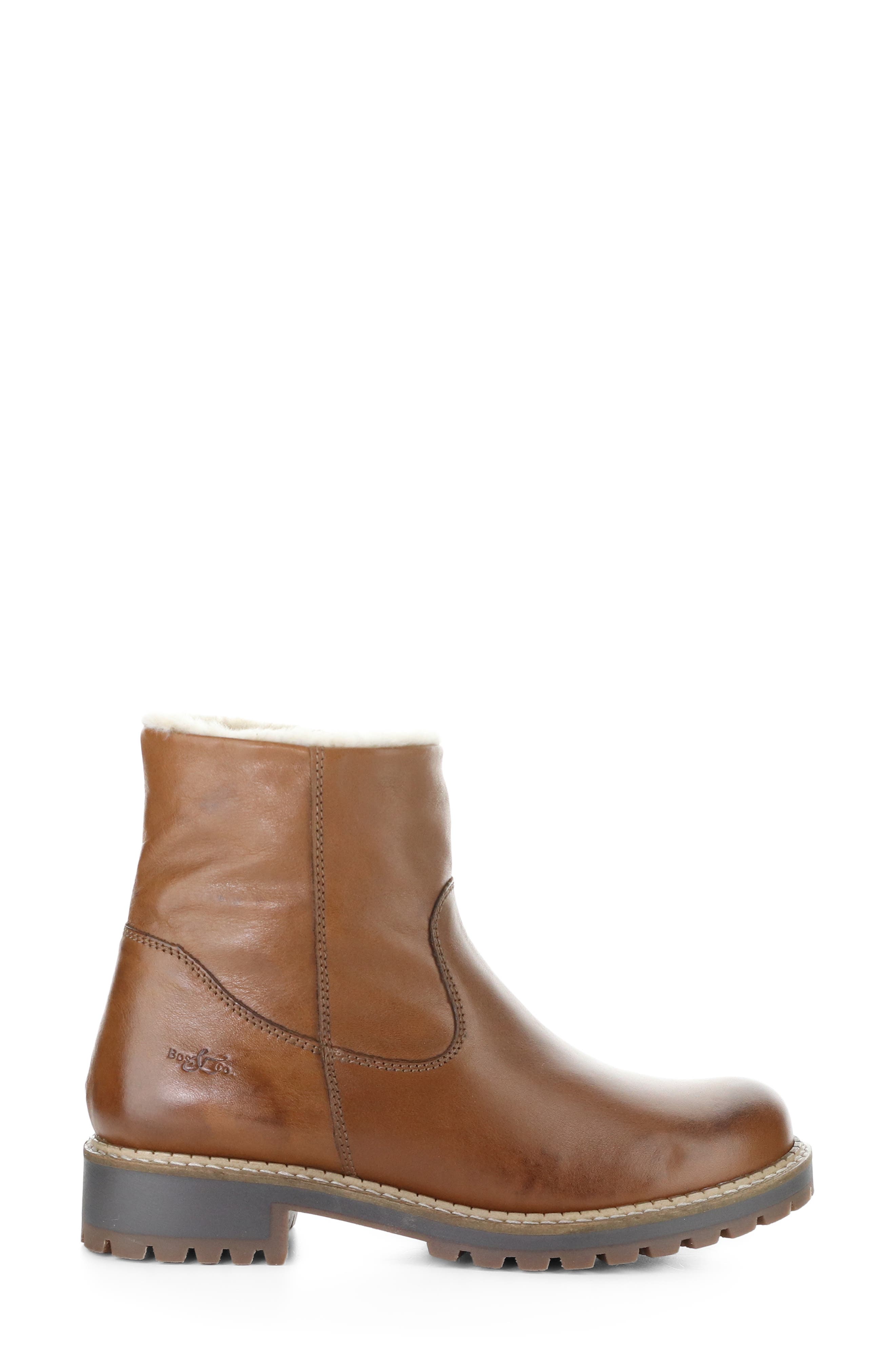 Calib Waterproof Bootie, Alternate, color, RICH TAN/ BRUSHED FEEL