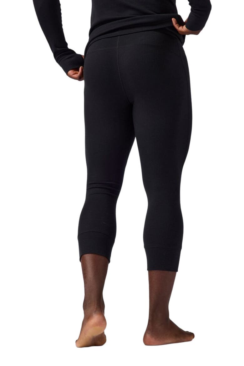 Cedars Rws Merino Mid-Wt Baselayer 3/4 Bottom - Men's, Alternate, color, Black
