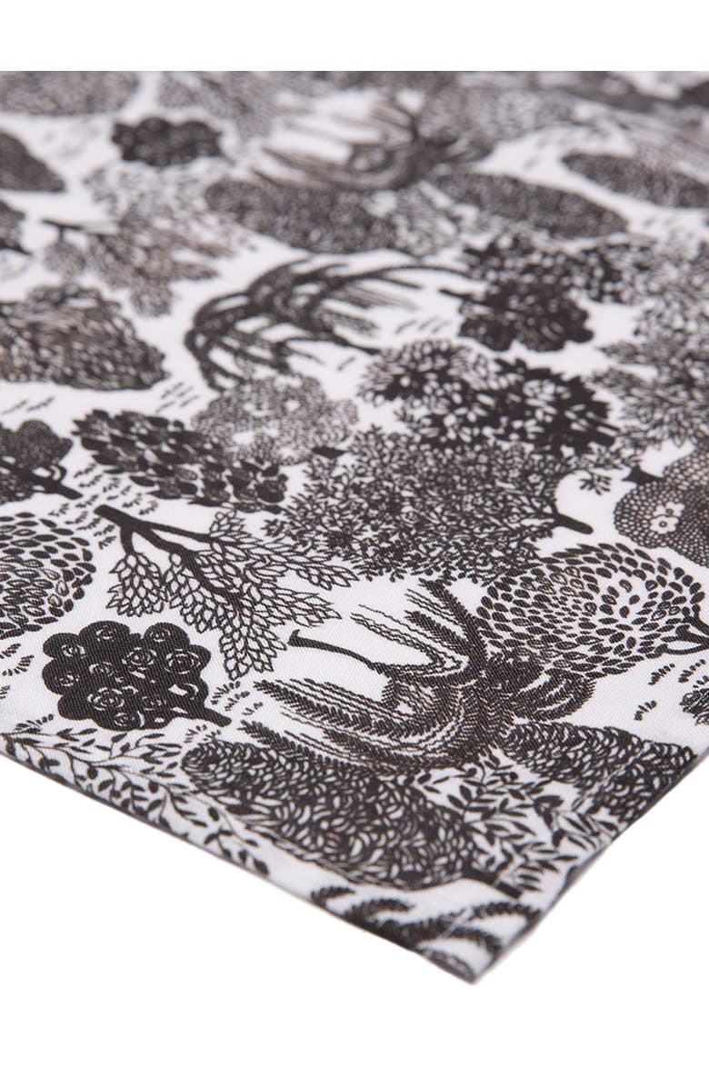 La DoubleJ Large Napkins Set Of 6 (45X45) Bosco Dark Green, Alternate, color, Bosco Dark Green