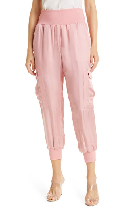 Giles Cupro Crop Cargo Joggers