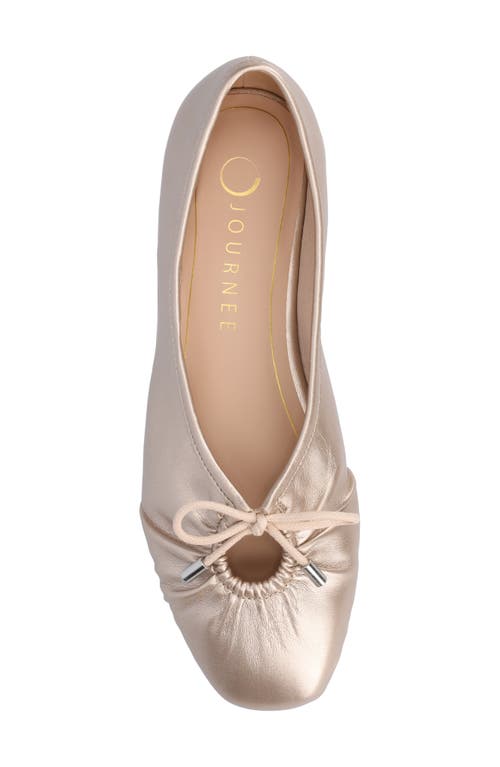 JOURNEE COLLECTION JOURNEE COLLECTION CALLEE KEYHOLE SQUARE TOE FLAT 
