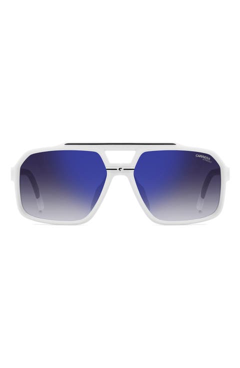 C Sport 61mm Gradient Square Sunglasses