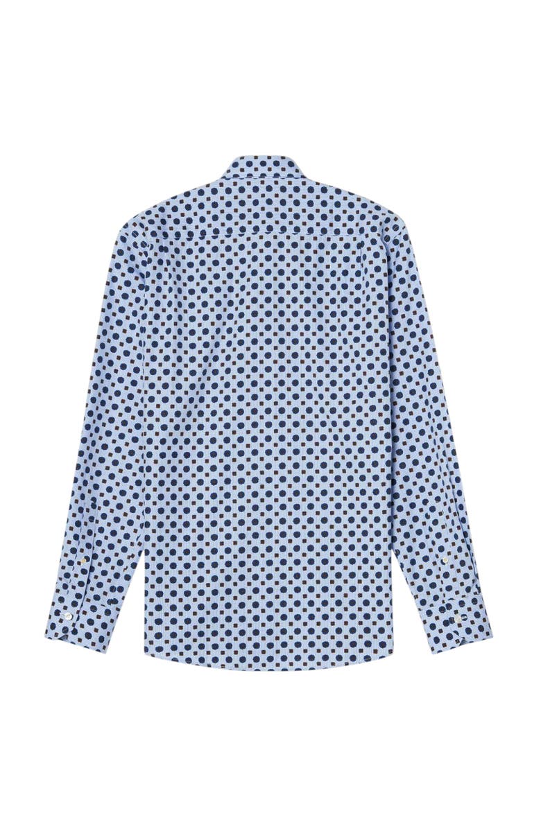 Robert Talbott Reynolds Foulard Print Shirt, Alternate, color, Blue Multi