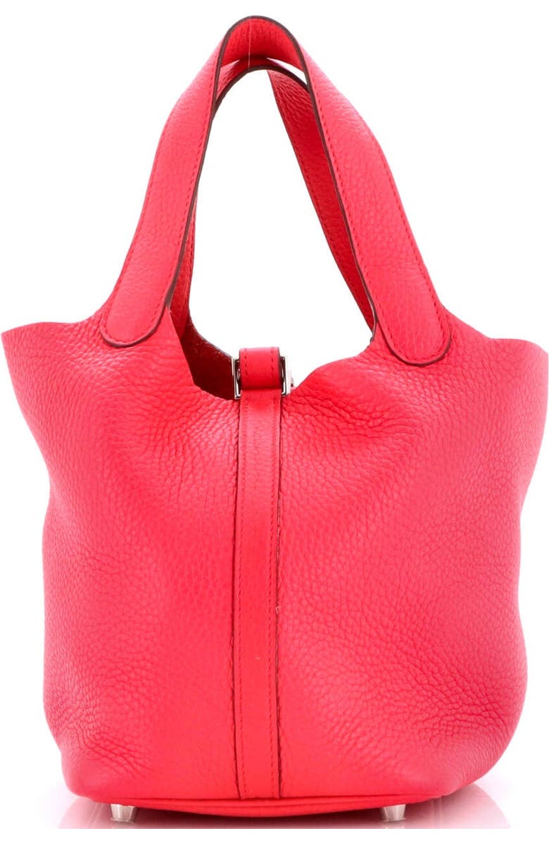 Pre-Owned Hermes Picotin Lock Bag Clemence PM, Alternate, color, Rose Mexico