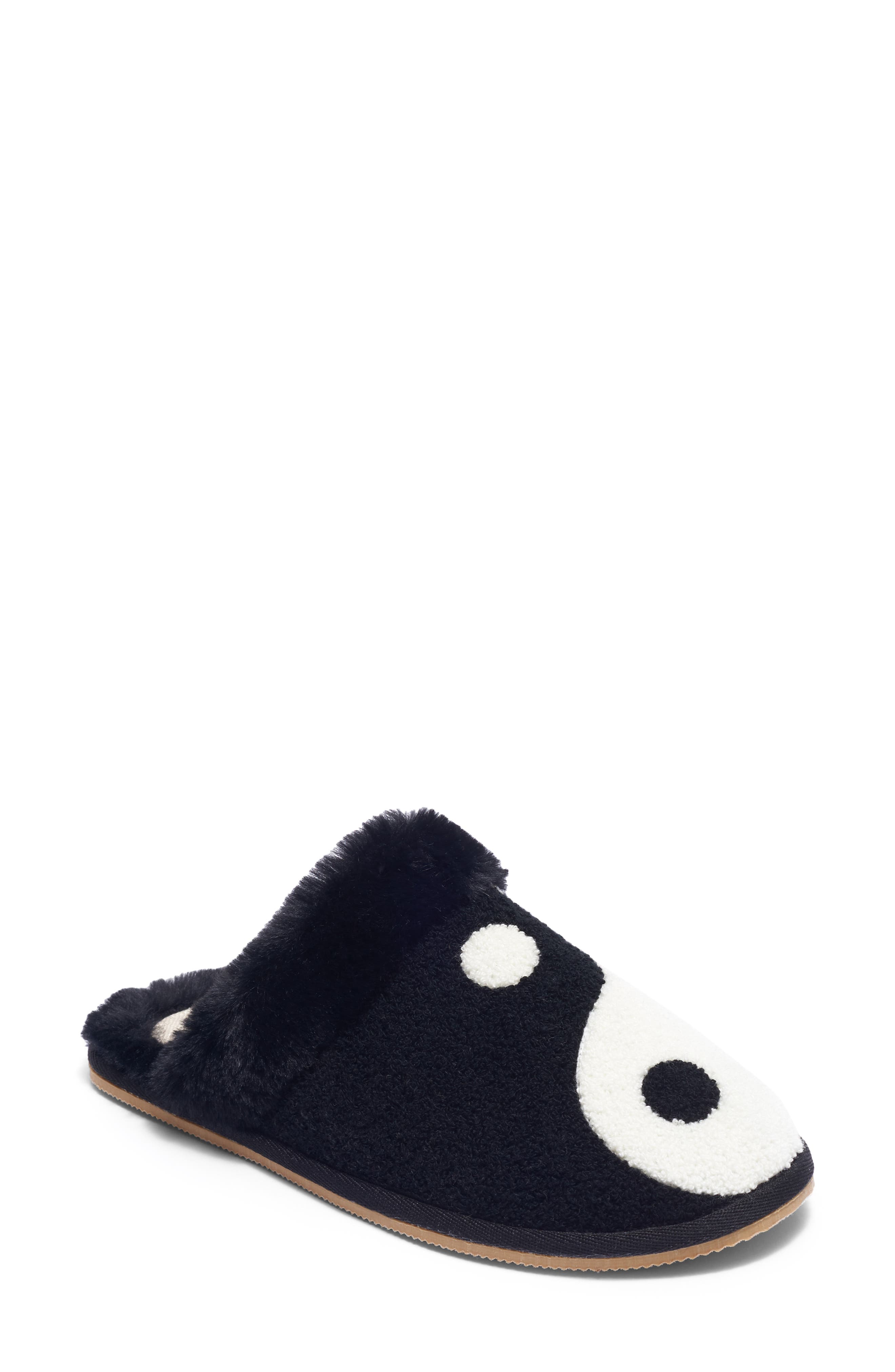 Soludos Yin & Yang Mismatched Faux Fur Slippers (Women) | Nordstrom