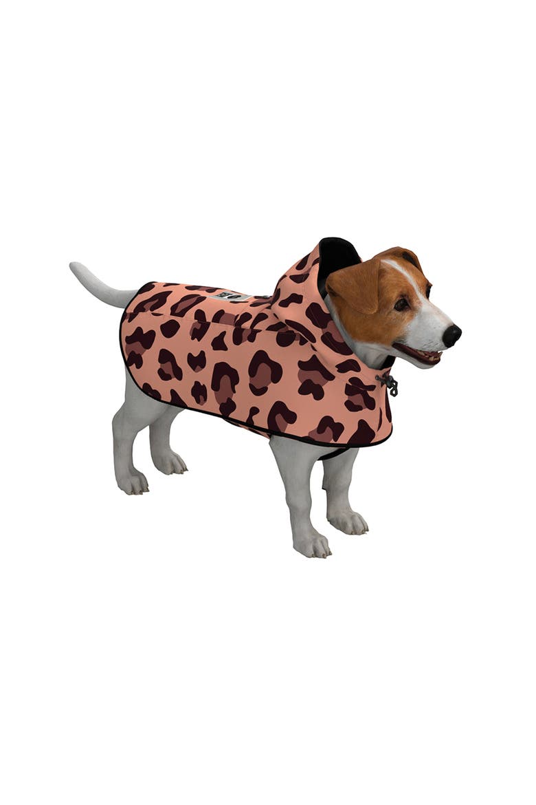 Dog Rain Poncho Panther, Main, color, Pink