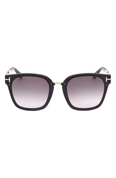 Philippa 68mm Gradient Square Sunglasses