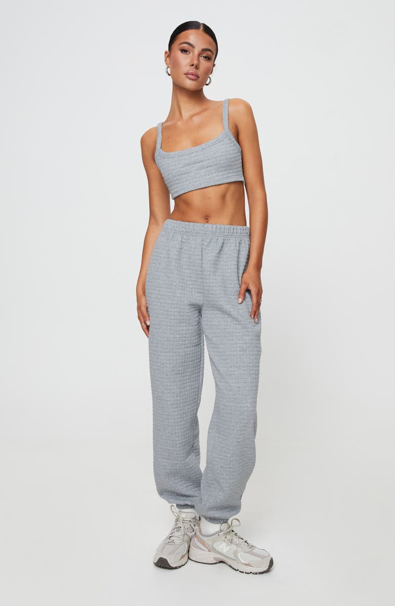 Princess Polly Arabella Crop Camisole & Sweatpants Set, Alternate, color, 