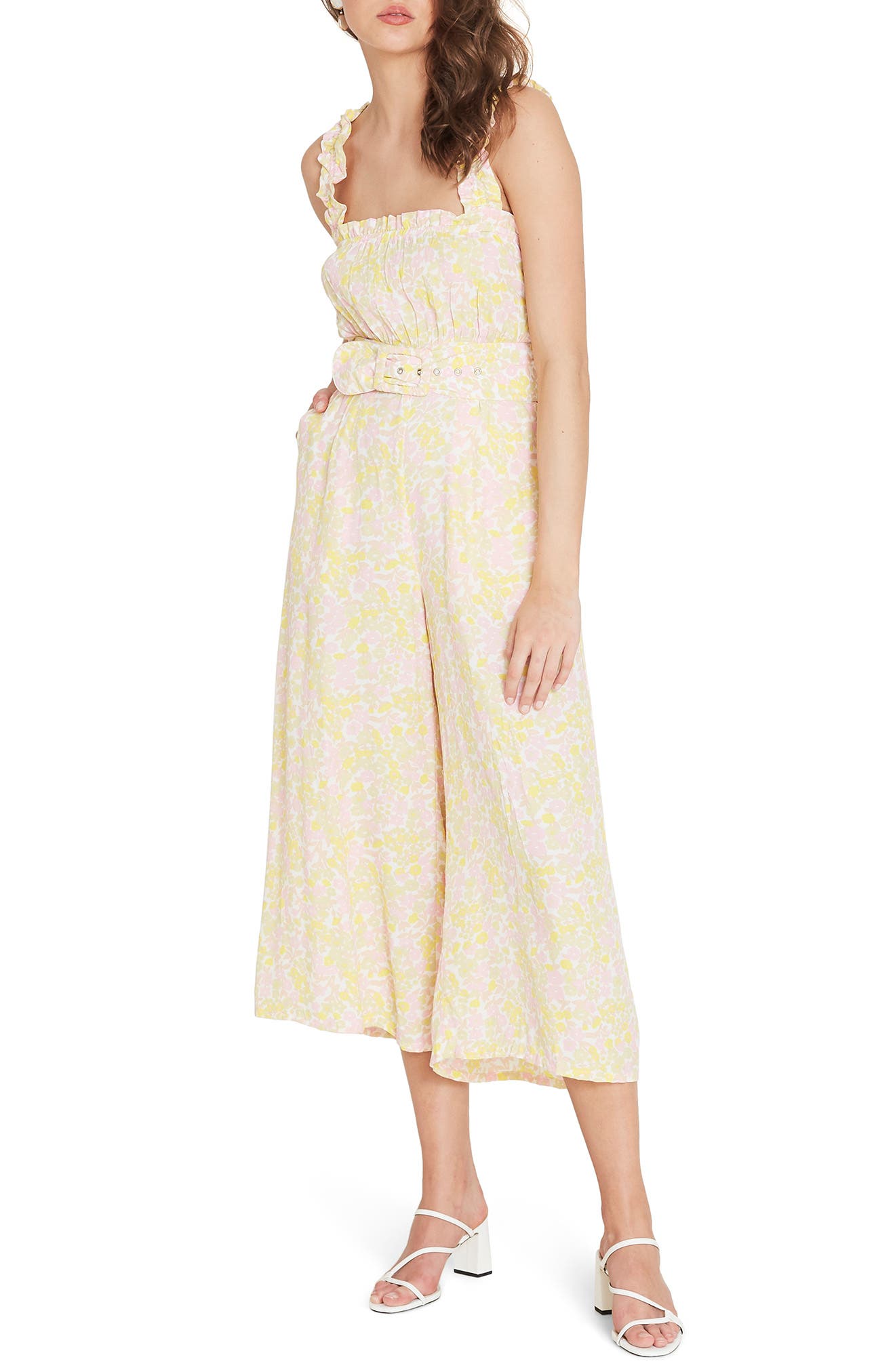 Faithfull the Brand Dolores Crop Wide Leg Jumpsuit