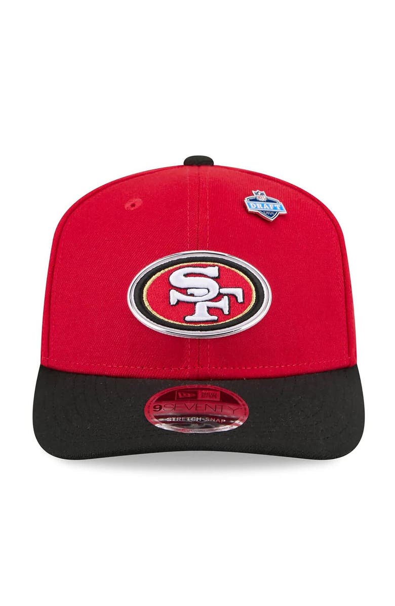 New Era Men's New Era Scarlet/Black San Francisco 49ers 2026 NFL Draft 9SEVENTY Adjustable Hat, Alternate, color, Scarlet