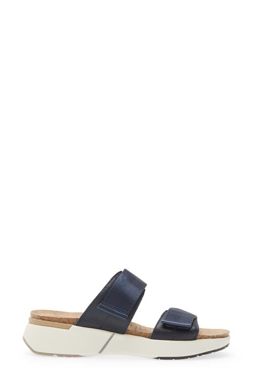 Naot Calliope Slide Sandal In Navy