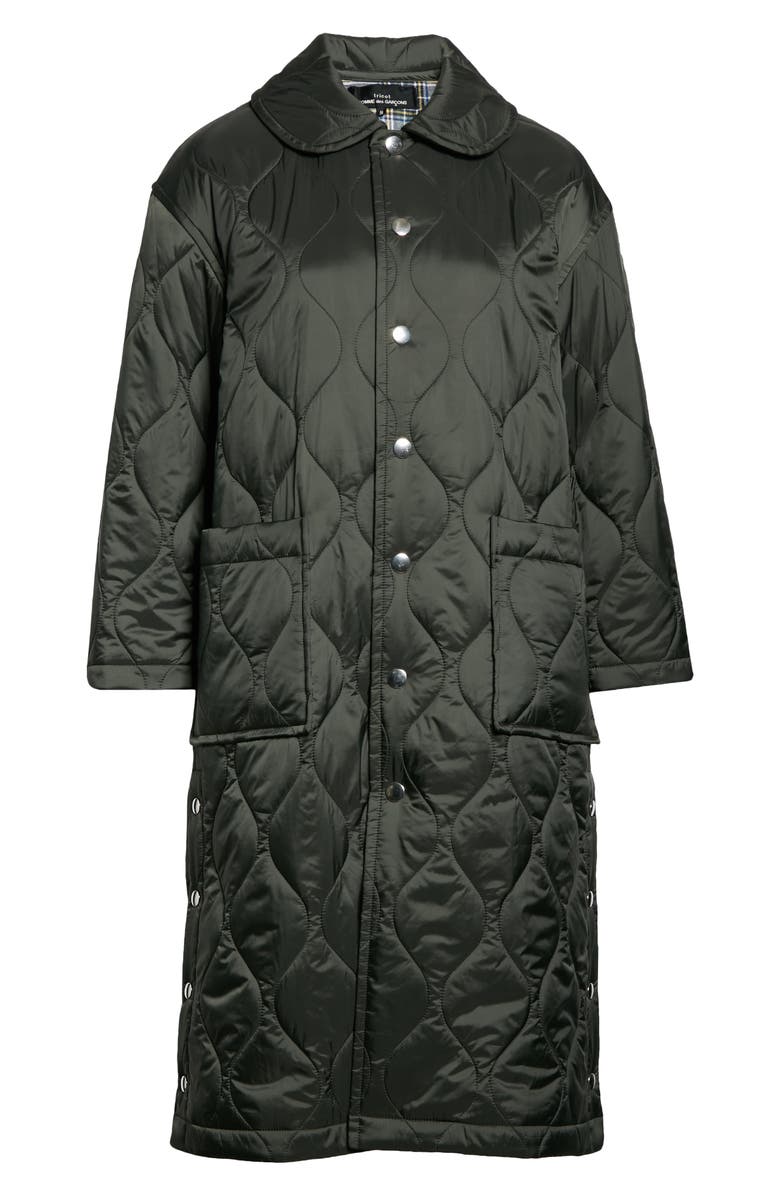 Tao Comme des Garçons Tricot Comme des Garçons Quilted Nylon Puffer Coat, Alternate, color, 