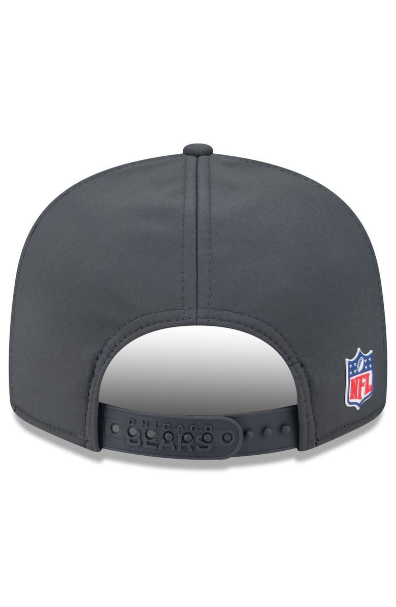 New Era Men's New Era Charcoal Chicago Bears 2025 Sideline Cold Weather Split Panel 9FIFTY Snapback Hat, Alternate, color, Charcoal