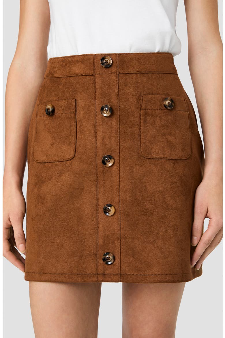 Laney Faux Suede Miniskirt, Alternate, color, LANEY SUEDE
