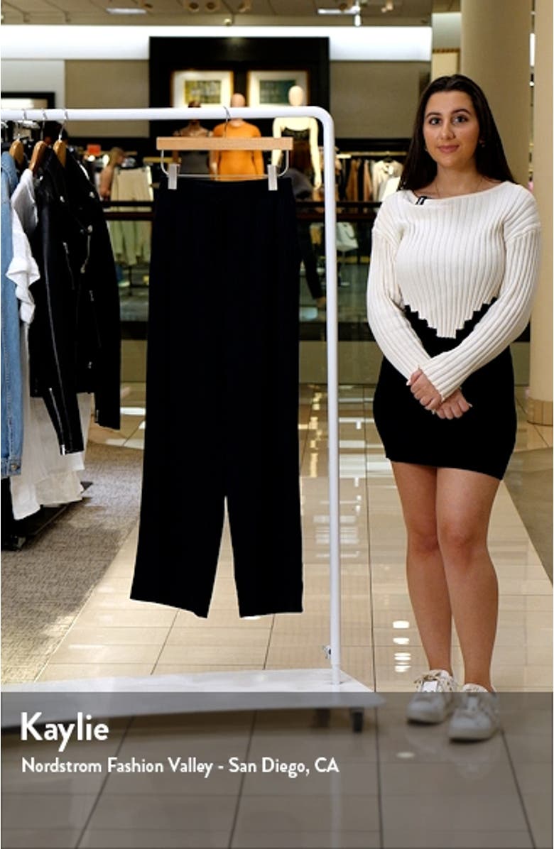 Stripe Tie Waist Wide Leg Pants, sales video thumbnail