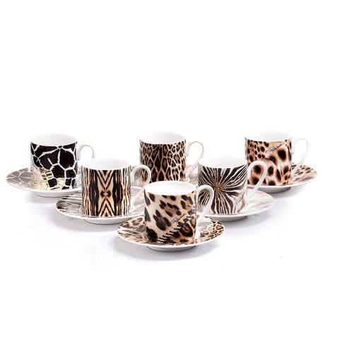 6pcs Coffee Cup & Saucer with Luxury Box