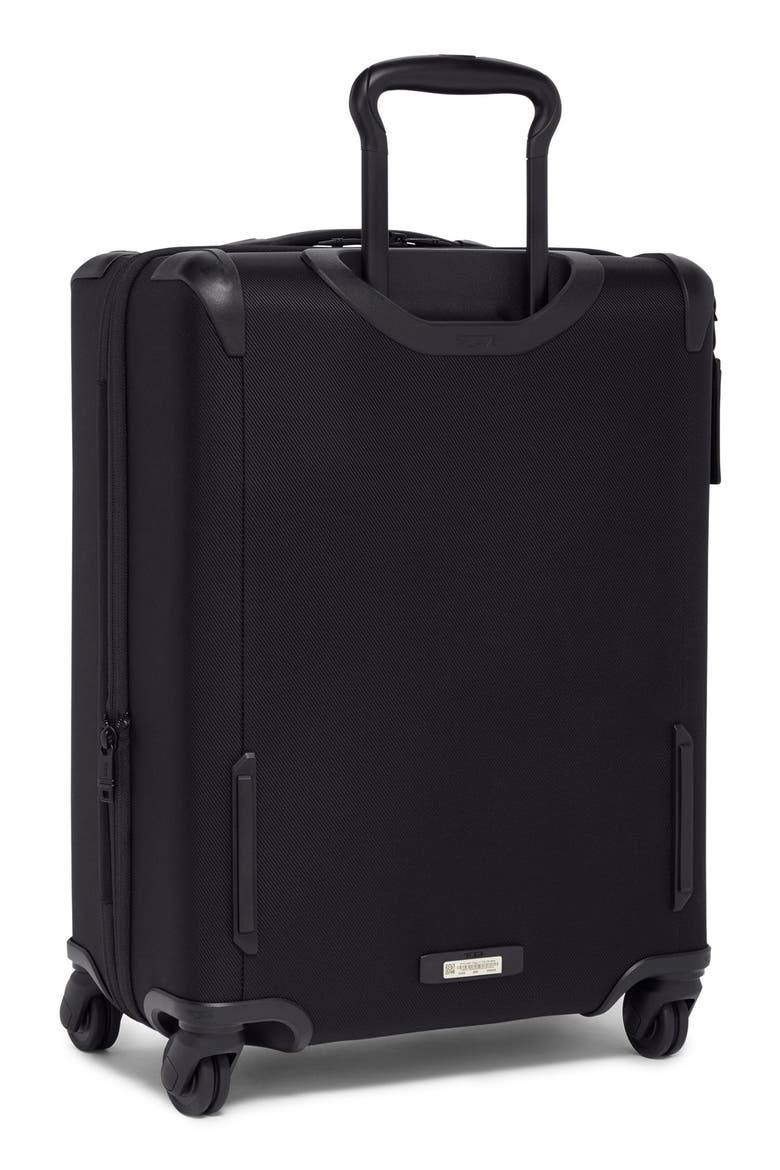 Aerotour Large Front Pocket Expandable Carry-On, Alternate, color, BLACK
