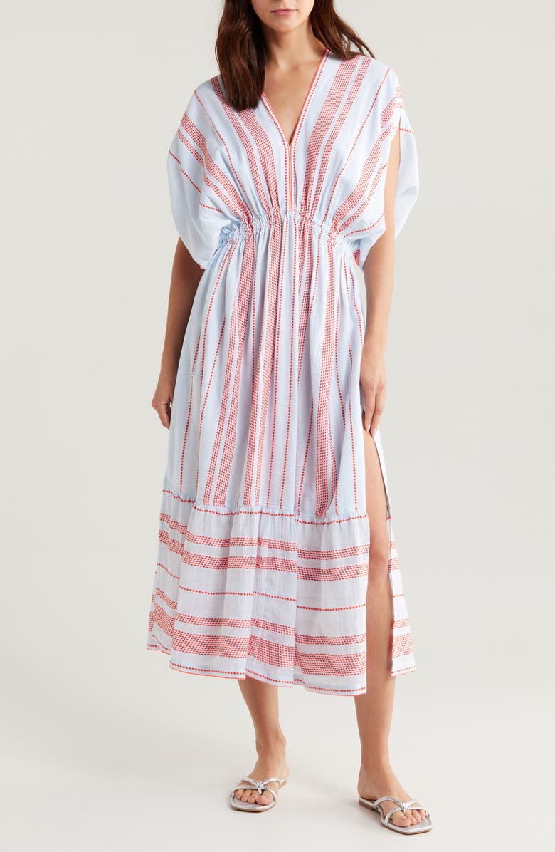 lemlem Leila Cotton Blend Cover-Up Dress, Main, color, 