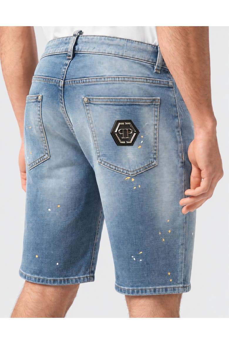 Denim Formentera Shorts Basic Men, Alternate, color, Strong Ocean
