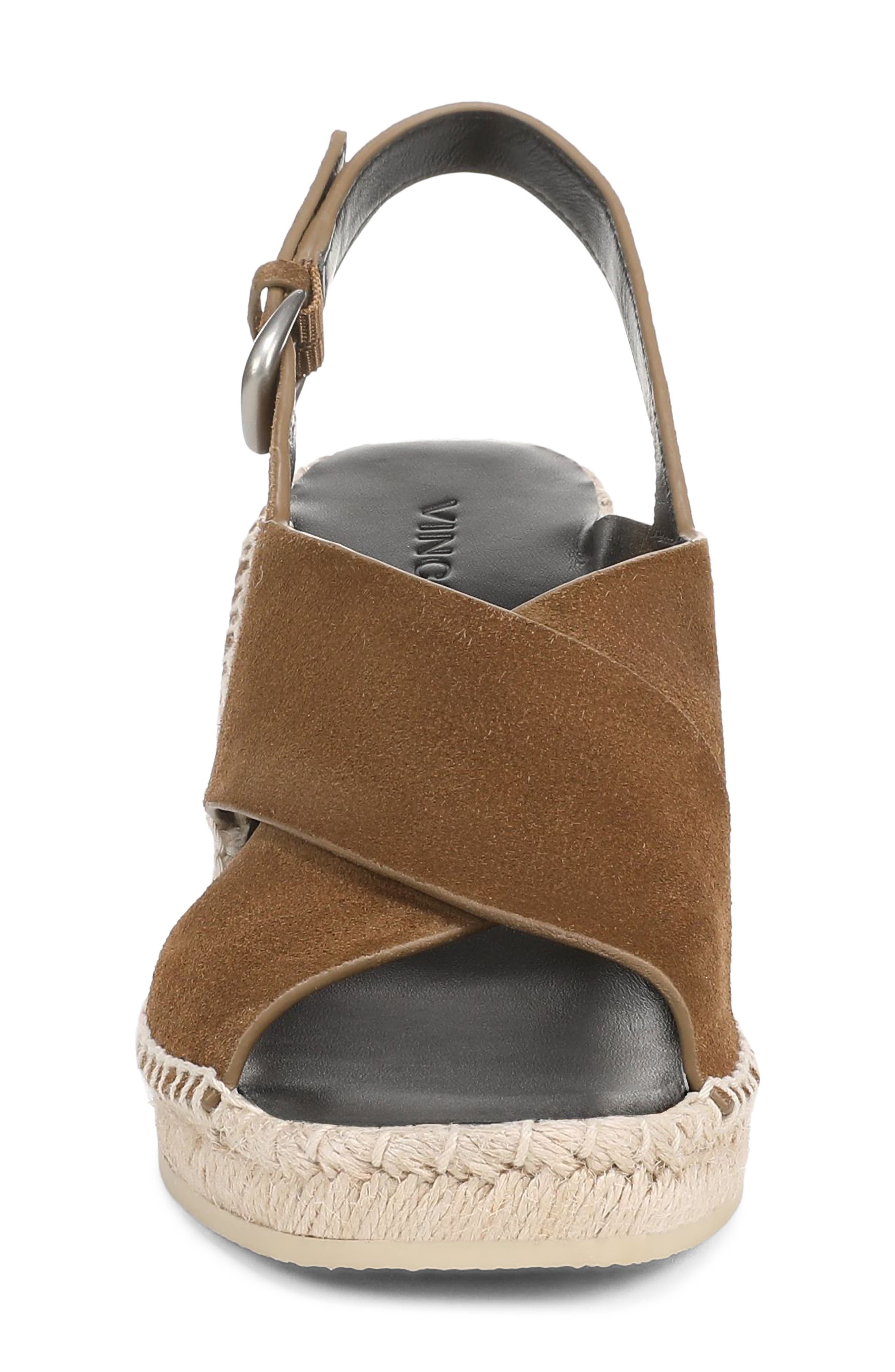 Georgia Espadrille Wedge Sandal, Alternate, color, ELMWOOD