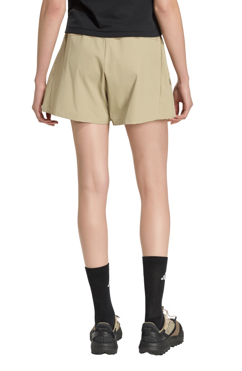 adidas Originals Z.N.E. Woven Stretch Nylon Shorts, Alternate, color, Wonder Cargo