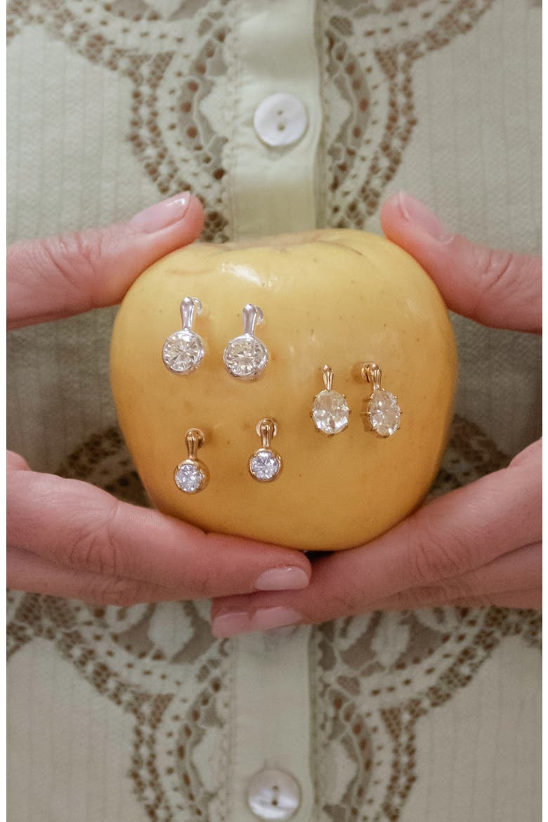 The Romy Stack Earrings, Alternate, color, Crystal