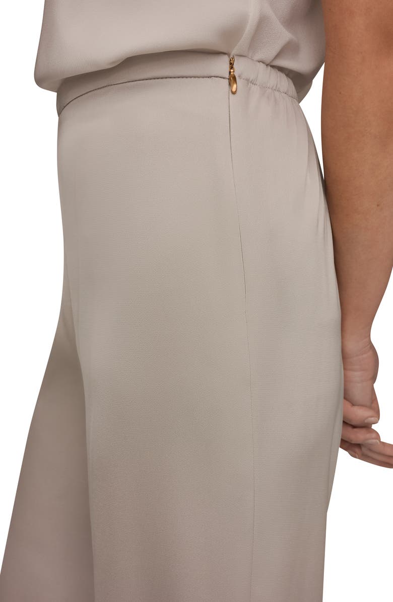 Donna Karan New York Wide Leg Pull-On Pants, Alternate, color, Tuscan Grey