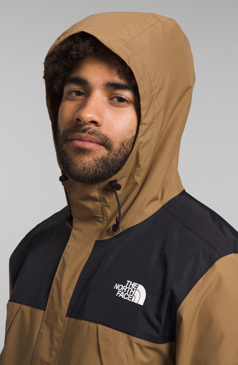 The North Face Antora Waterproof Jacket, Alternate, color, Utility Brown/ Tnf Black-Npf