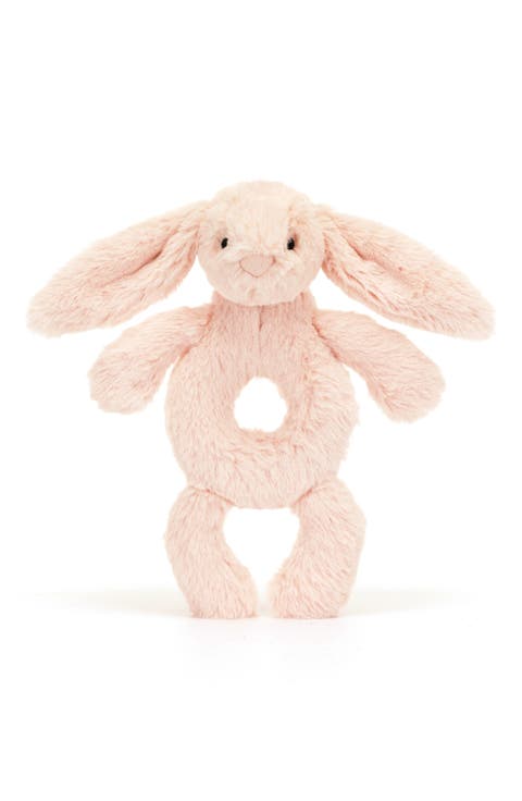 Bashful Bunny 7-Inch Ring Rattle