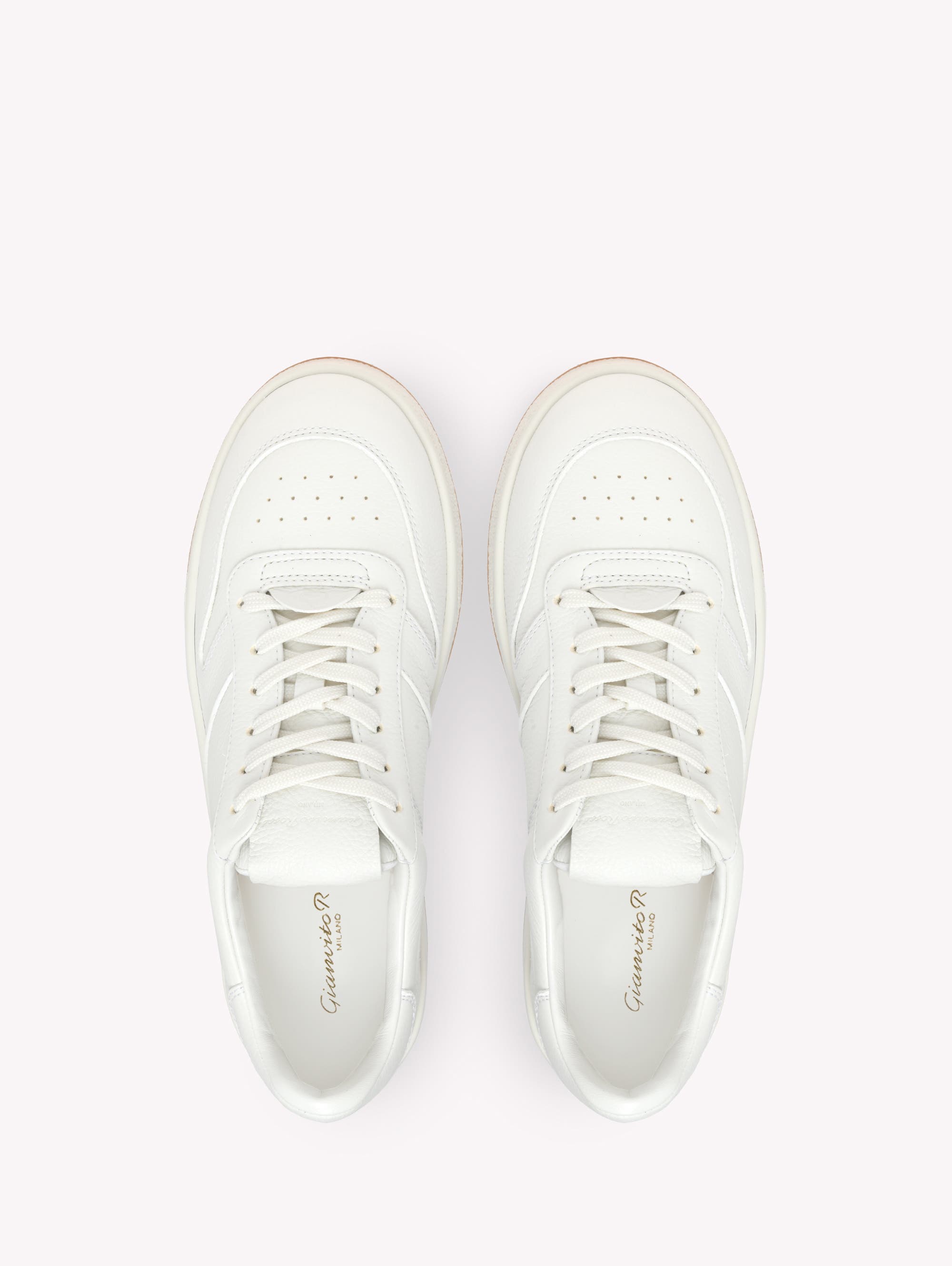 Gianvito Rossi Slam Sneaker, Alternate, color, White Calf