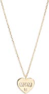 ARGENTO VIVO Mother-of-Pearl 'Mom' Pendant Necklace