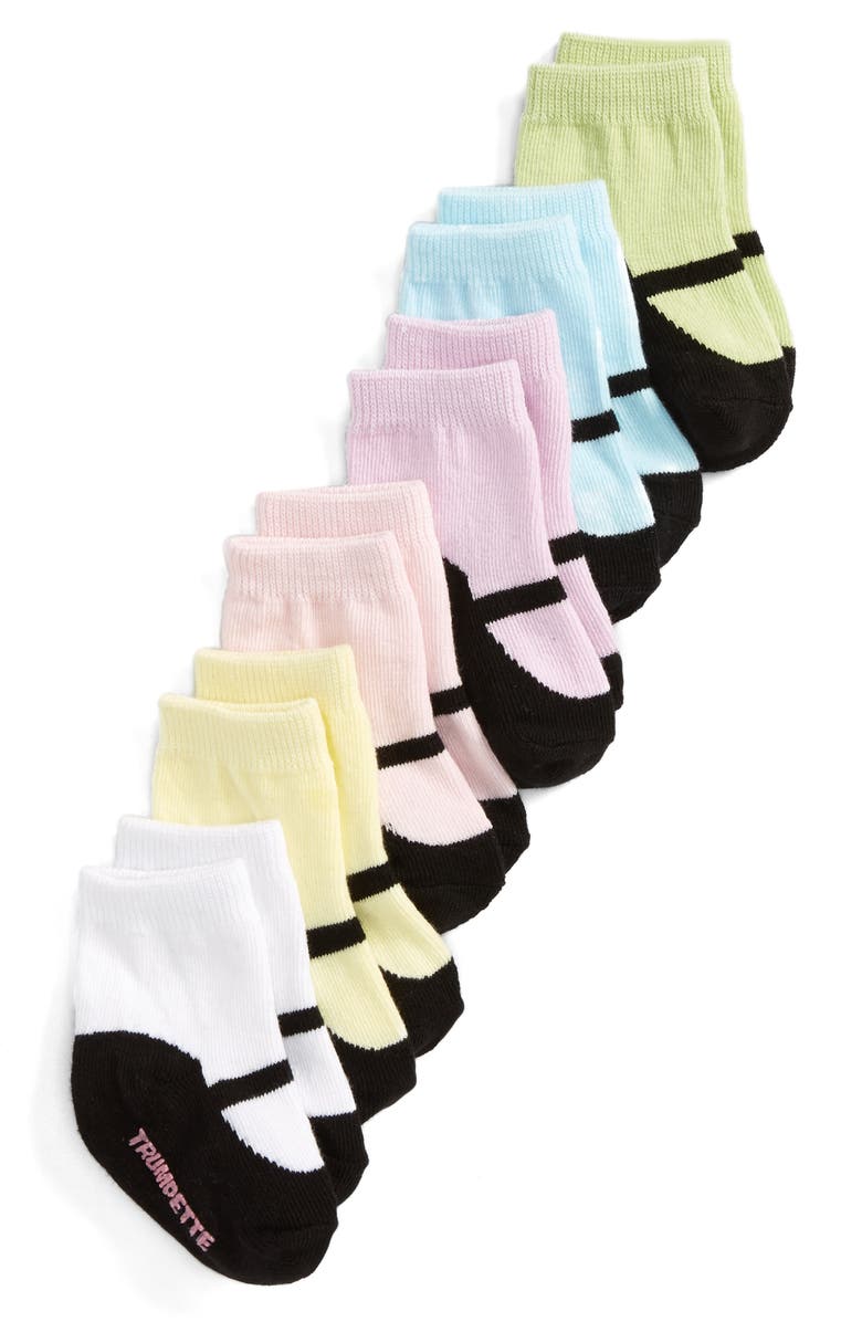Trumpette Assorted 6-Pack Socks, Alternate, color,